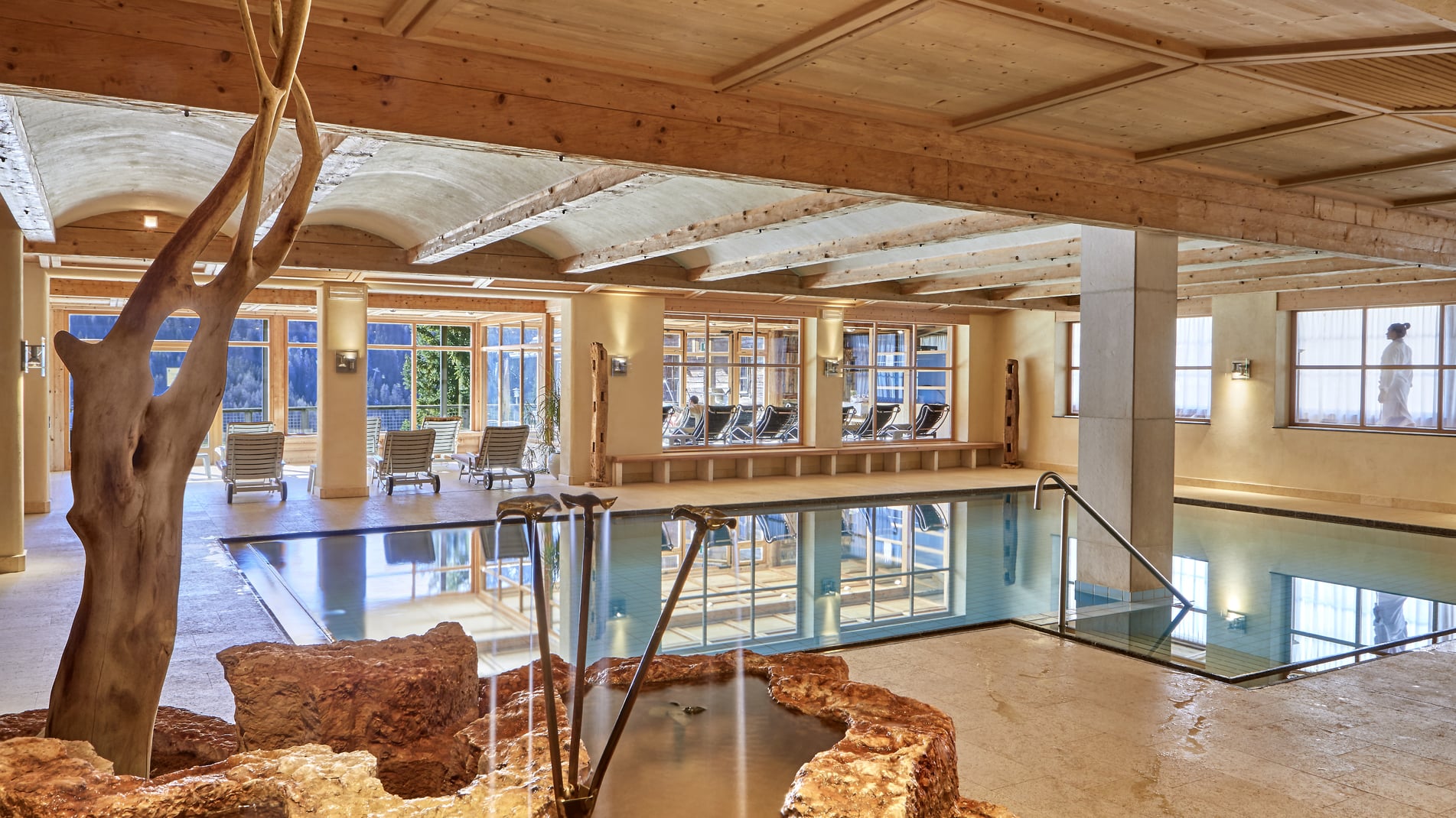 Centro benessere allo Sporthotel Panorama, hotel sulle Dolomiti