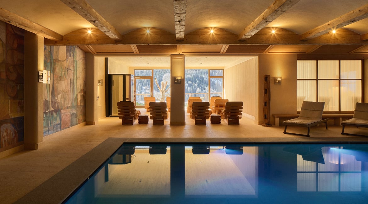 Corvara hotel con piscina panoramica in Alto Adige: Sporthotel Panorama